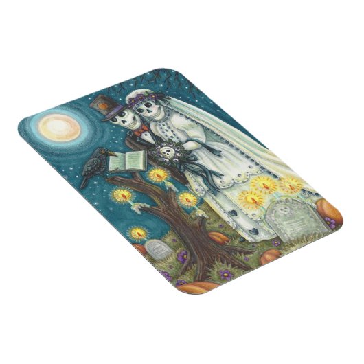 Begraafplaats Nuptials SKELET BRUILOFT MAGNEET (Rechterzijde)