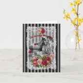  begraafplaats van Floral - Notecard Kaart (Gele Bloem)