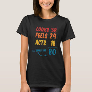 begrafenis 1942 80ste verjaardag ideeën voor mann t-shirt