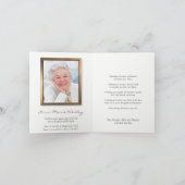 Begrafenis bedankkaarten | Antiek thee Roos Bedankkaart (Binnen)