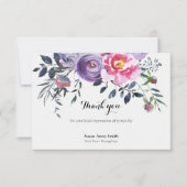 Begrafenis bedankkaarten | Blush & Grey Bedankkaart (Voorkant)