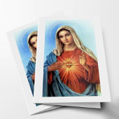 Begrafenis bedankkaarten | Heilig Hart Maria Kaart