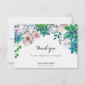 Begrafenis bedankkaarten | Rustige tuin Bedankkaart (Voorkant)