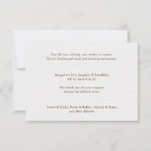 Begrafenis bedankkaarten | Zuiver van hart Bedankkaart (Achterkant)