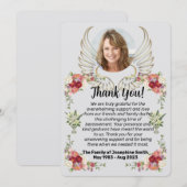 Begrafenis Bedankt bericht voor condoleances Kaart (Voorkant / Achterkant)