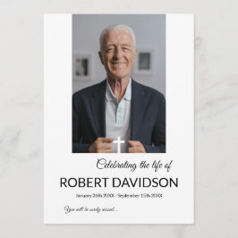 Begrafenis Custom Memorial Fototafel Programma