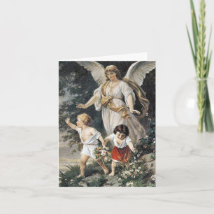 Begrafenis dank u kaarten Guardian Angel 03