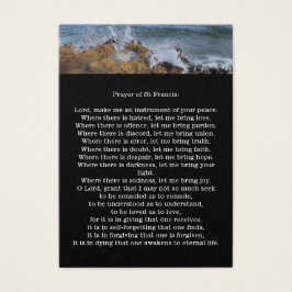 Begrafenis / gedenkteken van St. Franciscus Visitekaartje