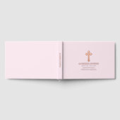 Begrafenis Grieks-orthodoxe roze roos goud Gastenboek (Volledig)