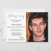 begrafenis, herdenkingsdienst, viering van het lev kaart (Voorkant)