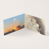 Begrafenis in liefdevolle herinnering ochtend stra kaart (Binnen)