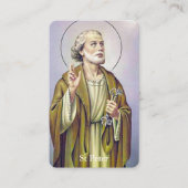 Begrafenis Katholieke St Peter Gebed Sympathie Kaa Visitekaartje (Voorkant)