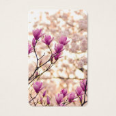 Begrafenis Magnolia Memorial Gebed Sympathie Cards Visitekaartje (Voorkant)