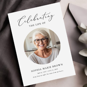 Begrafenis overlijdensvolgorde van de dienst Foto  Programma