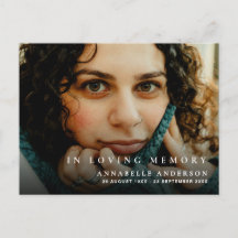 Begrafenis sympathie Dank u elegante moderne foto