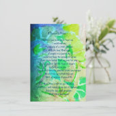 Begrafenis Sympathie Gedicht Verlies van kind down Aankondiging (Staand voorkant)