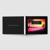 Begrafenis Tropical Beach Sunset Sfeer Gastenboek (Volledig)