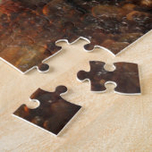 Begrafenis van een Viking (door Frank Dicksee) Legpuzzel (Zijkant)