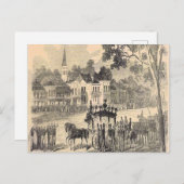 Begrafenis van New Orleans 1800 Briefkaart (Voorkant / Achterkant)