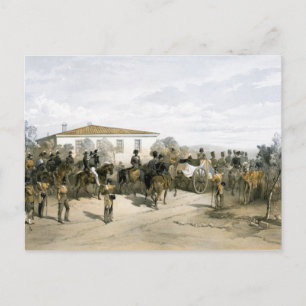 begrafenis van veldmaarschalk Lord Raglan Briefkaart