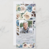 Begrafenis viering van het leven Foto Dank je kaar (Voorkant)