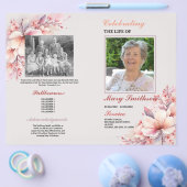 Begrafenisbestelling Service Viering van het leven Flyer (Enkel)