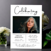 Begrafenisdienst met foto kaart