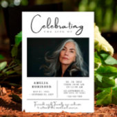 Begrafenisdienst met foto kaart