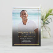 Begrafenisfoto Orde van de Dienst Programma (Staand voorkant)