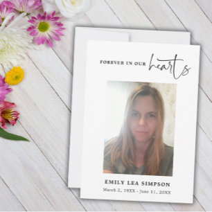 Begrafenisfoto Sympathie Verdriet Dankjewel Kaart