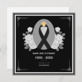 begrafenisgebed kaart (Voorkant / Achterkant)