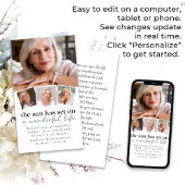 Begrafenisgebed Kaart Multi Foto Collage