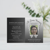 Begrafeniskennisgeving (Staand voorkant)