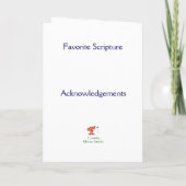 Begrafenisprogramma Engel, Schrift, Christelijk Programma (Achterkant)