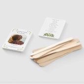 Begrafenisprogramma Fan – Memorial Keepsake Handwaaier (Niet-gemonteerd)