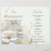 BegrafenisPROGRAMMA Memorial Wildflowers Dank | FO (Achterkant)