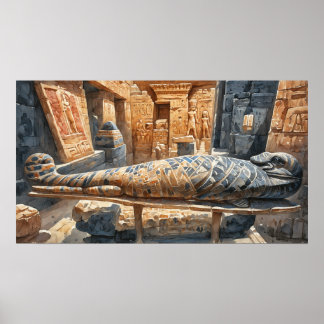 Begrafenisriten van de farao's poster