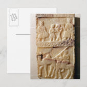 Begrafenisstele, uit Jemen Briefkaart (Voorkant / Achterkant)