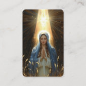 Begrafenisverlies Hail Mary Prayer Sympathy Card Visitekaartje (Voorkant)