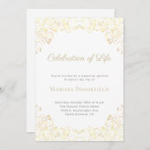 begrafenisviering kaart (Voorkant / Achterkant)