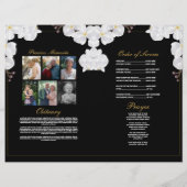 Begrafenisvolgorde van levensduur Dark Orchid Flyer (Achterkant)