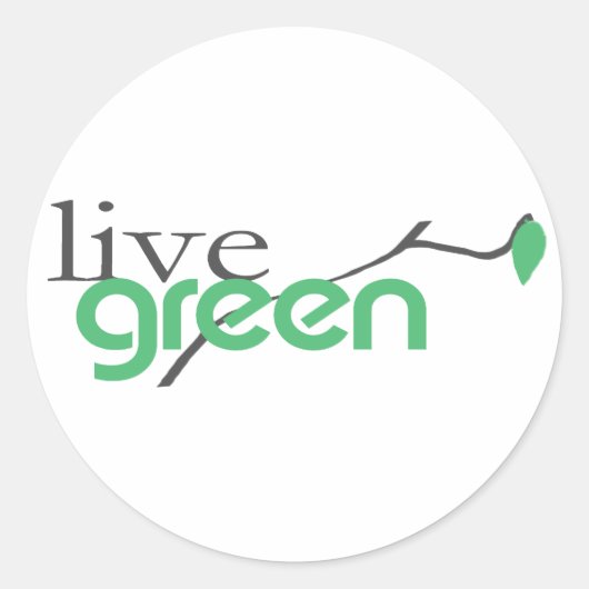 beGreen4 Ronde Sticker (Voorkant)