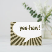 Begrepen. : komische spraakbel briefkaart (Staand voorkant)