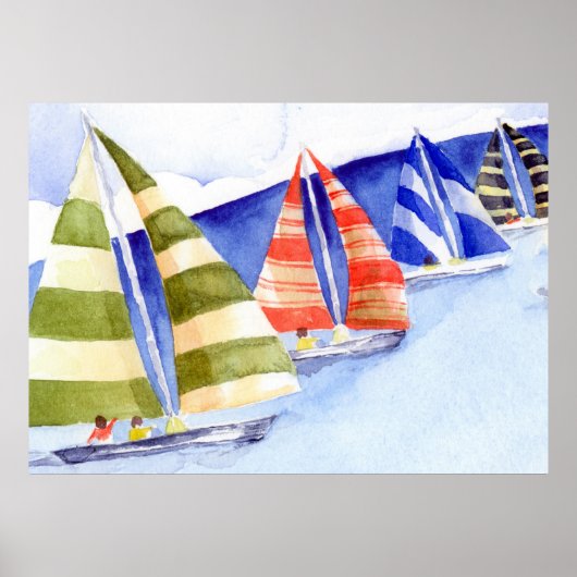 Begrepen met de zeilen poster (Voorkant)