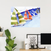 Begrepen met de zeilen poster (Thuiskantoor)