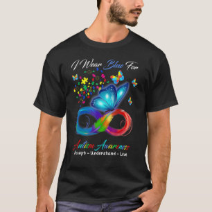 Begrijp liefdesvlinder oneindigheid autisme A T-shirt