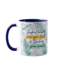 "Begrijpen van uw denken is rijkdom"