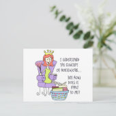 Begrip huishouden briefkaart (Staand voorkant)