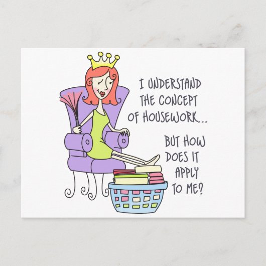 Begrip huishouden briefkaart (Voorkant)