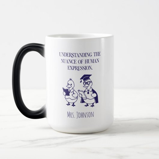 Begrip van de Nuance van Menselijke Expressie Ontw Magische Mok (Links)